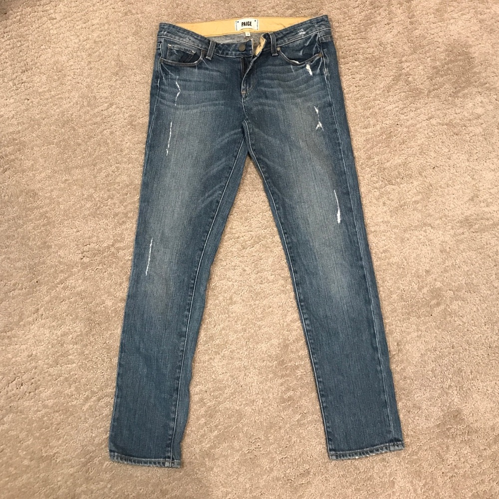 PAIGE Denim - Skyline Skinny in Beechwood wash